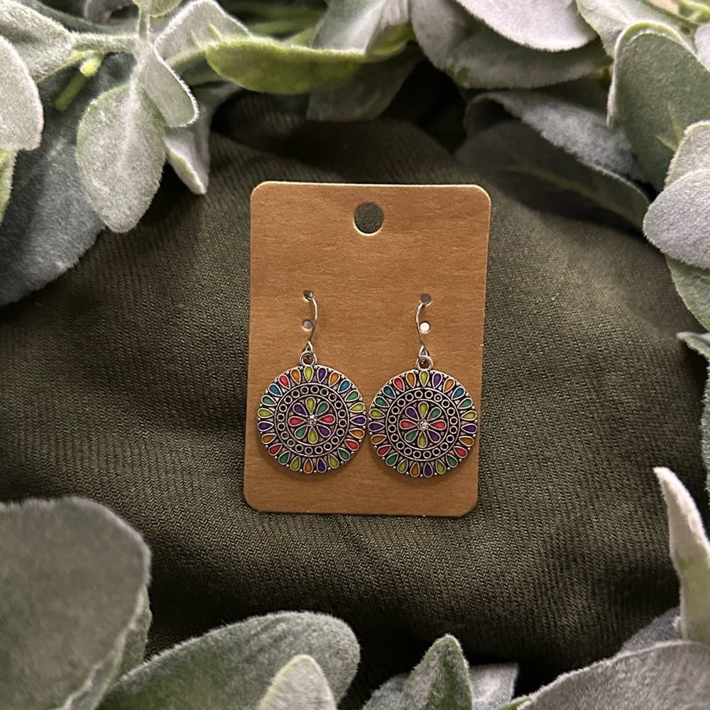New colorful drop earrings